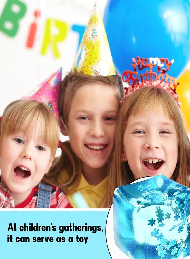 GOMNIK Ice Cube Stress Ball - Realistic Squishy Fidget Toy for Anxiety Relief & Hand Therapy | Stress Reliever for Kids & Adults (Pack of 1) - Image 4